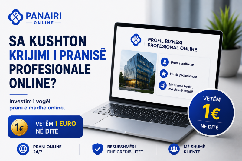 Sa kushton krijimi i przencës profesionale online për një biznes të vogël ose të mesëm?